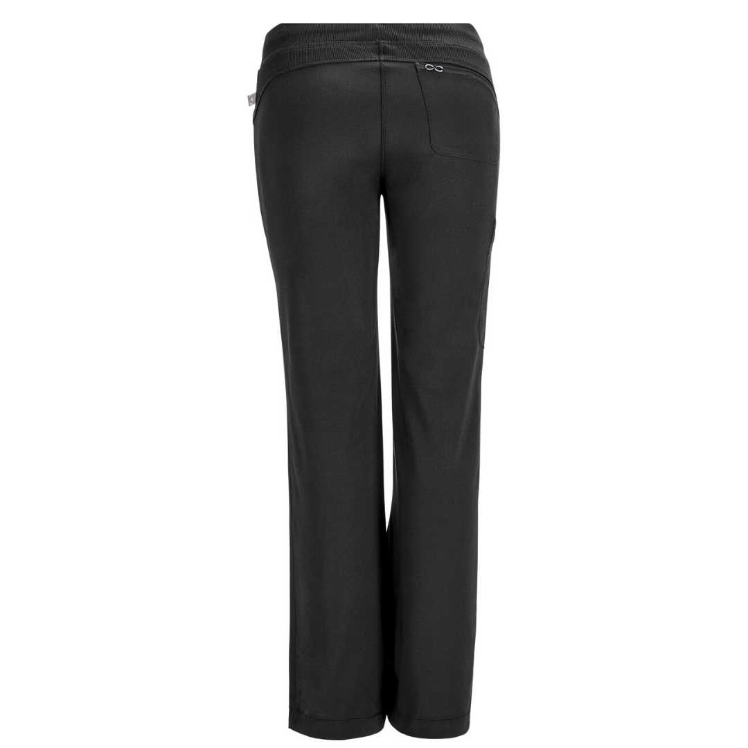 Women's Infinity Drawstring Scrub Pant (Petite Length) in Black – KIVIK